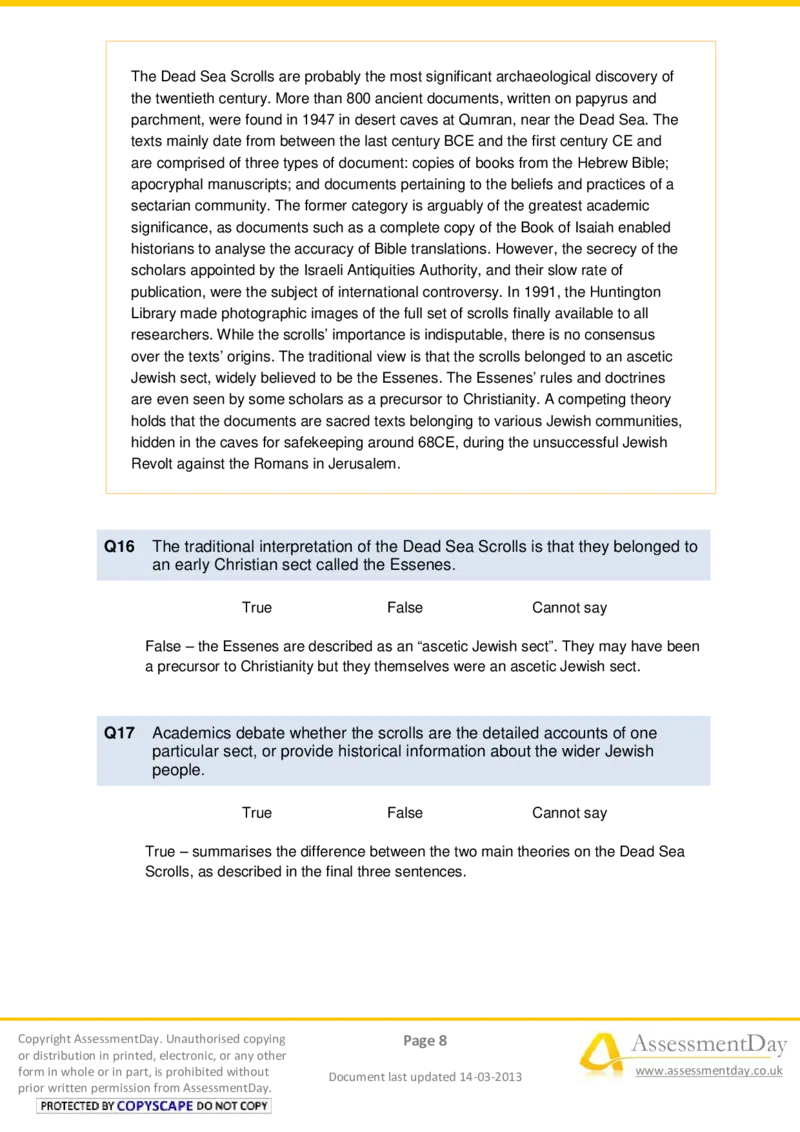VerbalReasoningTest10-Solutions_2025春招题库汇总_八大题库-1_04八大汇总_信永中和_专业题综合知识-参考_英文题_VerbalReasoningTests