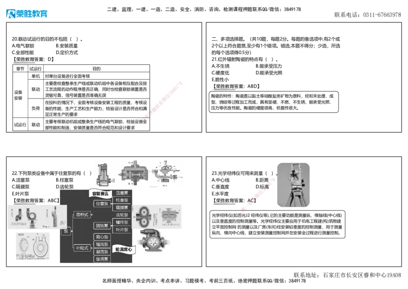 2022年一建机电补考真题解析讲义（可打印版）_2026年一级建造师_2026年一建机电_2025年一建机电SVIP_03-习题精析✿实战特训✿模考通关_43-机电《历年真题班》王峰RS_讲义