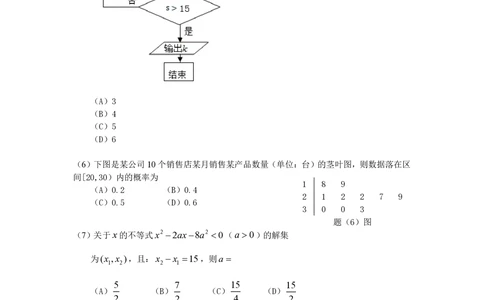 2013年高考数学试卷（文）（重庆自主命题）（空白卷）_历年高考真题合集_数学历年高考真题_新&middot;PDF版2008-2025&middot;高考数学真题_数学（按省份分类）2008-2025_2012-2025&middot;（重庆）数学高考真题