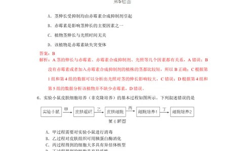 2013年高考生物试卷（浙江）（解析卷）_生物历年高考真题_新&middot;Word版2008-2025&middot;高考生物真题_生物（按省份分类）2008-2025_2008-2025&middot;（浙江）生物高考真题