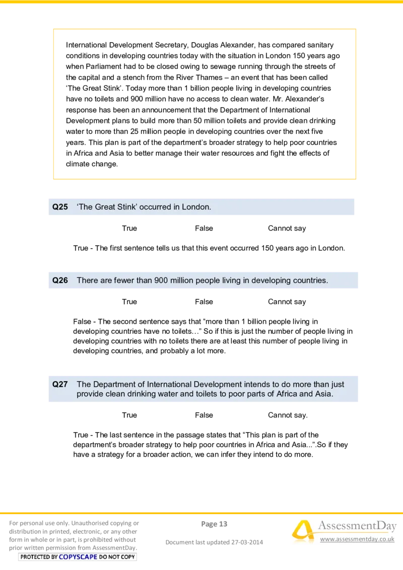 VerbalReasoningTest3-Solutions_2025春招题库汇总_八大题库-1_04八大汇总_信永中和_专业题综合知识-参考_英文题_VerbalReasoningTests