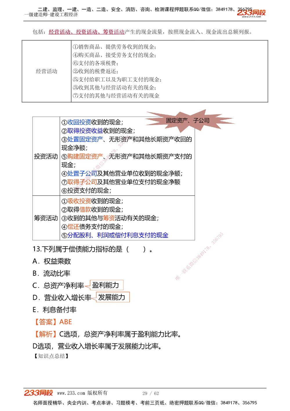 1-8_2026年一级建造师_2026年一建经济_2025年一建经济SVIP_03-习题精析✿实战特训✿模考通关_51-经济《模考金题班》李娜233推荐