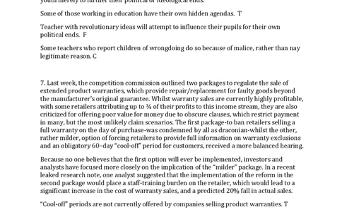 Verbal42大题库2_2025春招题库汇总_十大行测题库_2023年十大热门题库更新中_11、SH-1汇总_按年份分类_2018年新题_普华20180615_1普华优先看_verbal优先看_Verbal100%命中率大题库36篇