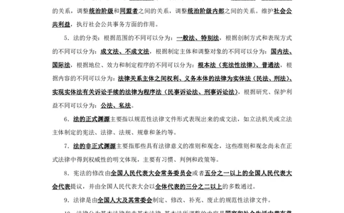 法理学1知识点总结_2025春招题库汇总_国企综合题库_1、国企招聘考试------笔试资料_公共（综合）基础知识_4、国企公共基础知识--知识点总结_法理学--知识点总结