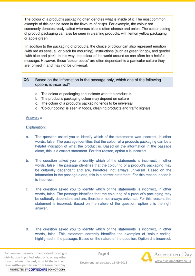 VerbalComprehensionTest1-Solutions_2025春招题库汇总_十大行测题库_2023年十大热门题库更新中_05、TalentQ汇总_TalentQ测试题（适合大多数外资银行以及其他企业）_VerbalReasoning