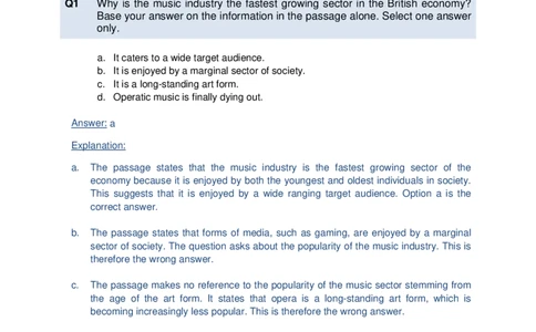 VerbalComprehensionTest1-Solutions_2025春招题库汇总_十大行测题库_2023年十大热门题库更新中_05、TalentQ汇总_TalentQ测试题（适合大多数外资银行以及其他企业）_VerbalReasoning