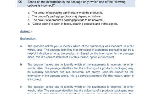 VerbalComprehensionTest1-Solutions_2025春招题库汇总_十大行测题库_2023年十大热门题库更新中_05、TalentQ汇总_TalentQ测试题（适合大多数外资银行以及其他企业）_VerbalReasoning