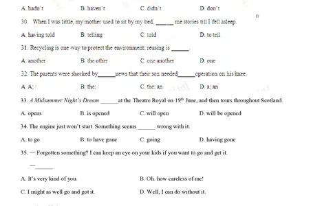 2013年高考英语试卷（重庆）（空白卷）_英语历年高考真题_新&middot;PDF版2008-2025&middot;高考英语真题_英语（按试卷类型分类）2008-2025_自主命题卷&middot;英语（2008-2025）_重庆自主命题&middot;英语（2012-2015）