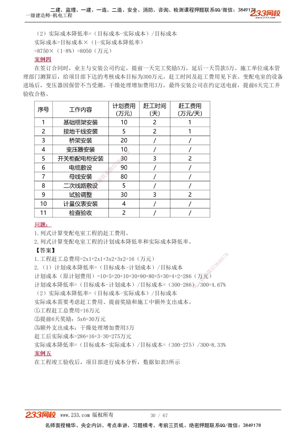 1-17_2026年一级建造师_2026年一建机电_2025年一建机电SVIP_04-冲刺串讲✿考点强化✿小灶集训_10-机电《案例专项班》王克233