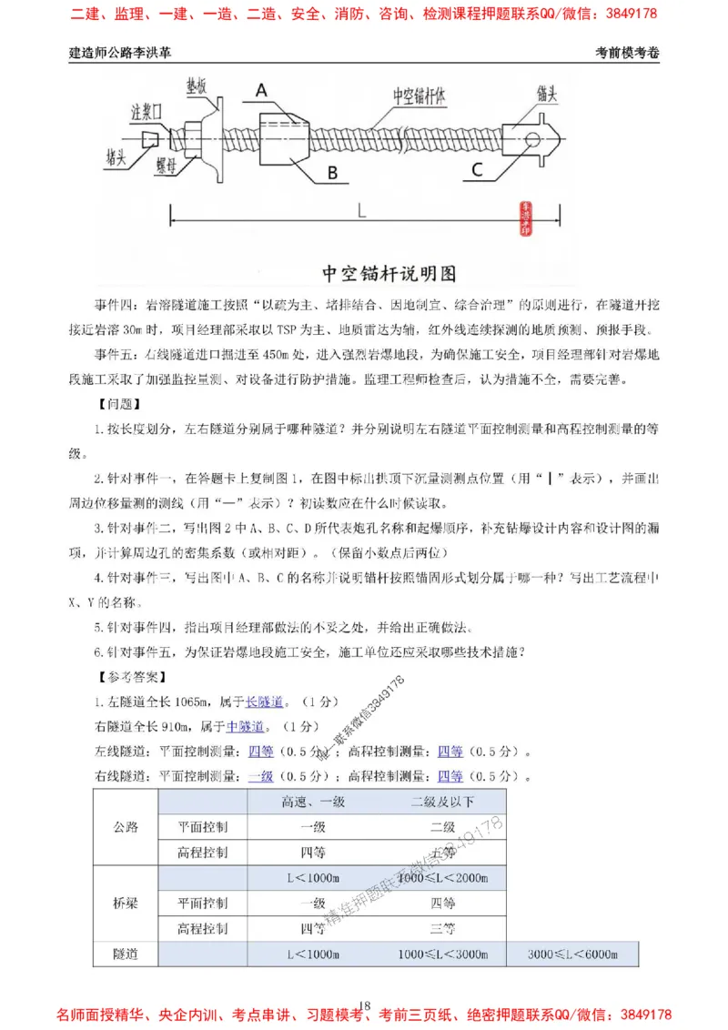 2025一建《公路》考前模考卷A-题目+答案_1_2026年一级建造师_2026年一建公路_2025年一建公路SVIP_02-基础精讲✿高端面授✿深度强化_11-公路《全系VIP班》李洪革SMR推荐