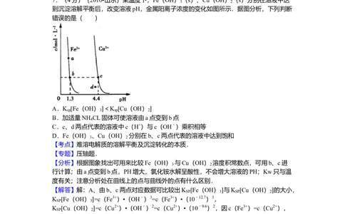 2010年高考化学试卷（山东）（解析卷）_历年高考真题合集_化学历年高考真题_新&middot;Word版2008-2025&middot;高考化学真题_化学（按省份分类）2008-2025_2008-2025&middot;（山东）化学高考真题