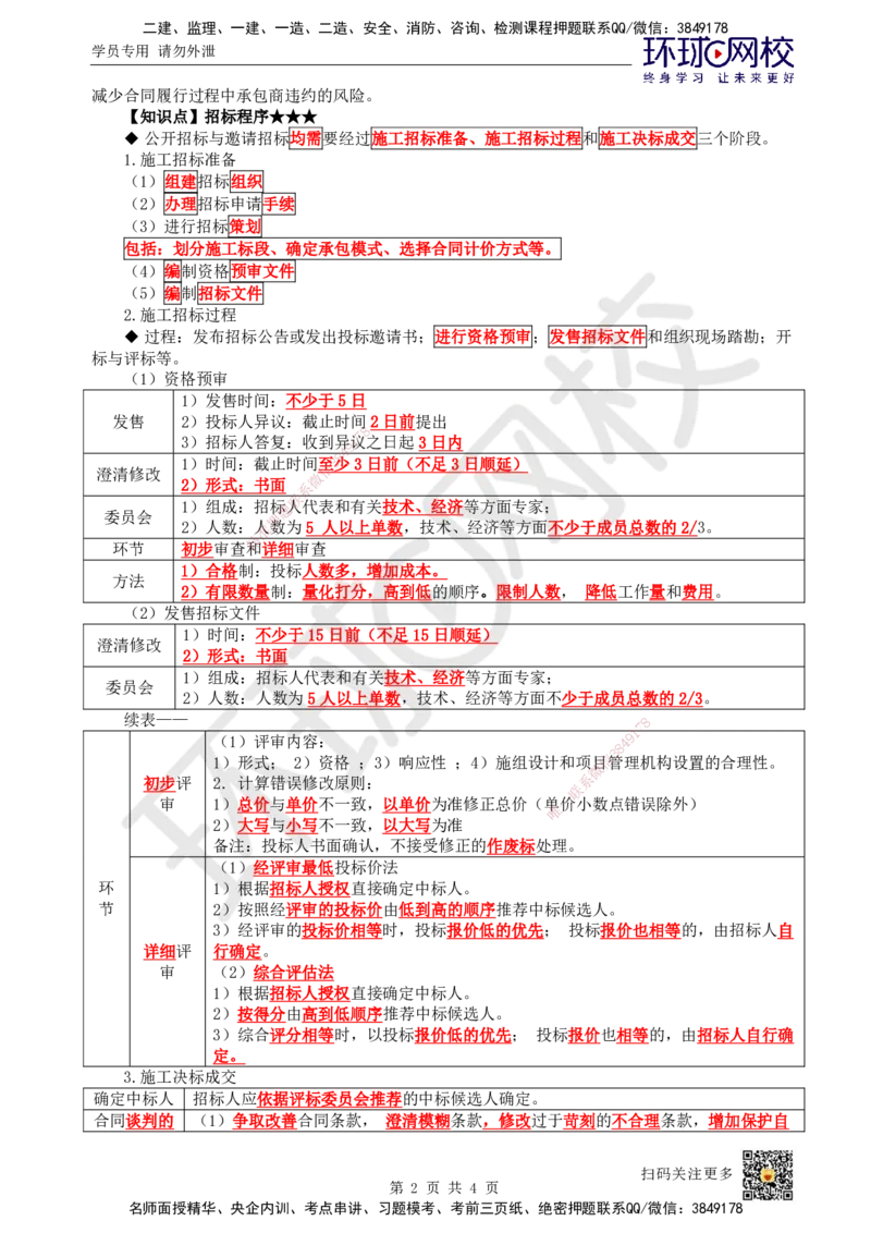 16.第16讲-31工程招标与投标1_2026年一级建造师_2026年一建管理_2025年一建管理SVIP_02-基础精讲✿高端面授✿深度强化_25-管理《考点精讲班》张君、郑春秋HQ_郑春秋_讲义