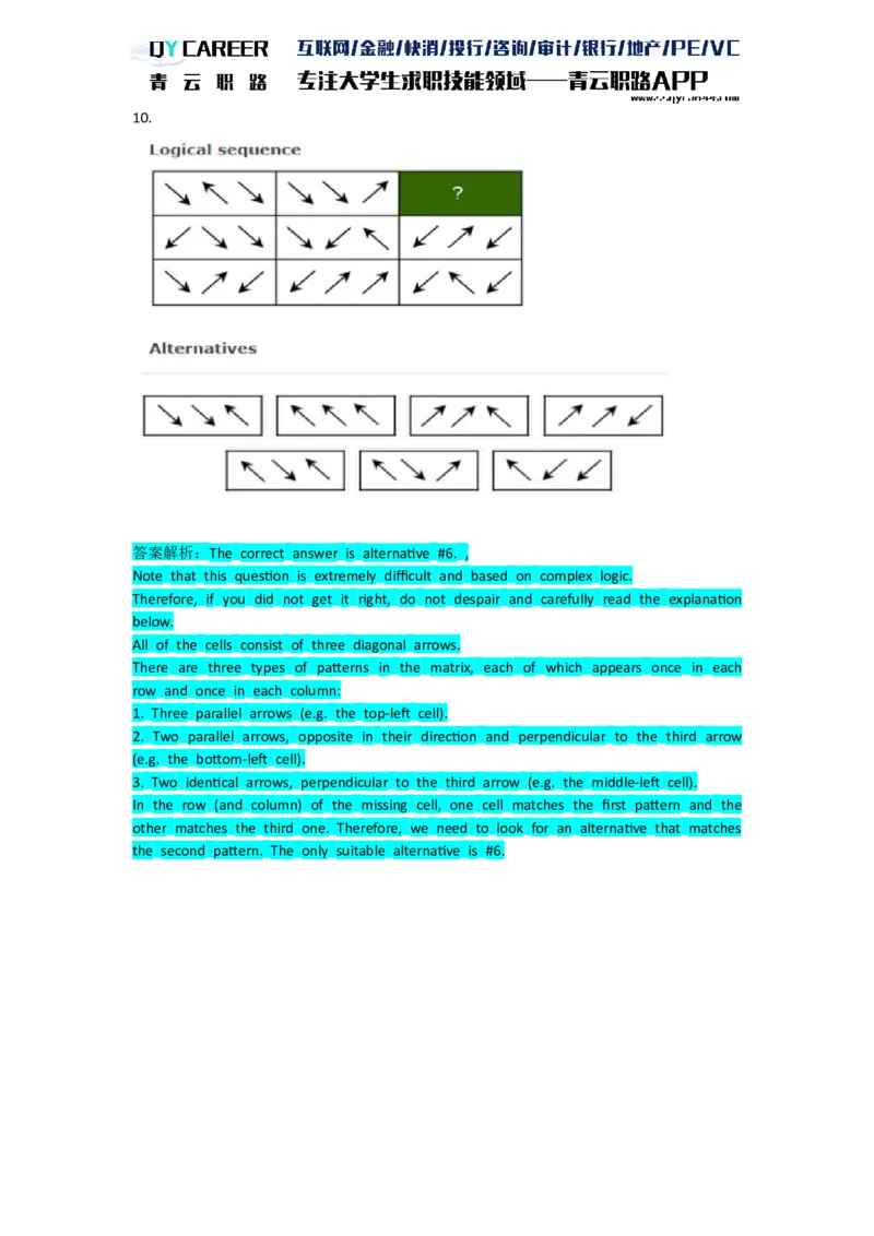 TalentQElementsLogicalTestPractice_2025春招题库汇总_十大行测题库_2023年十大热门题库更新中_05、TalentQ汇总_TalentQ笔试题库英文_03、英文-解析版_Logic文字版