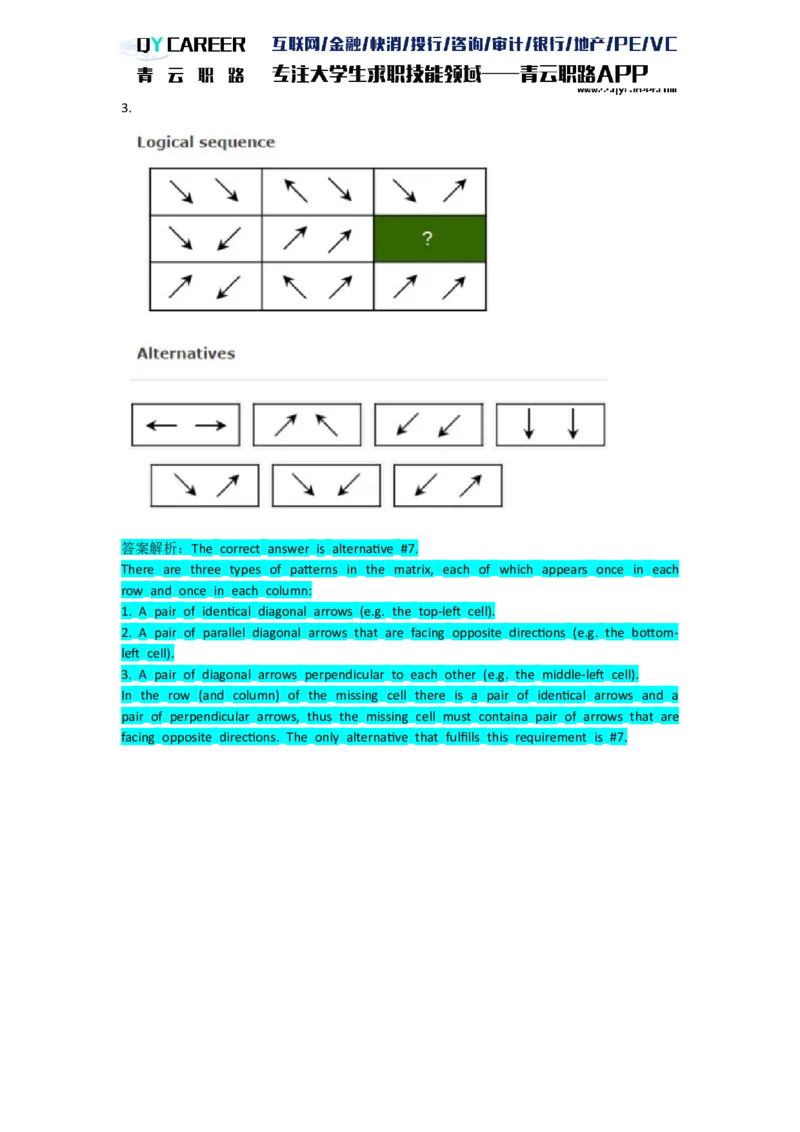TalentQElementsLogicalTestPractice_2025春招题库汇总_十大行测题库_2023年十大热门题库更新中_05、TalentQ汇总_TalentQ笔试题库英文_03、英文-解析版_Logic文字版