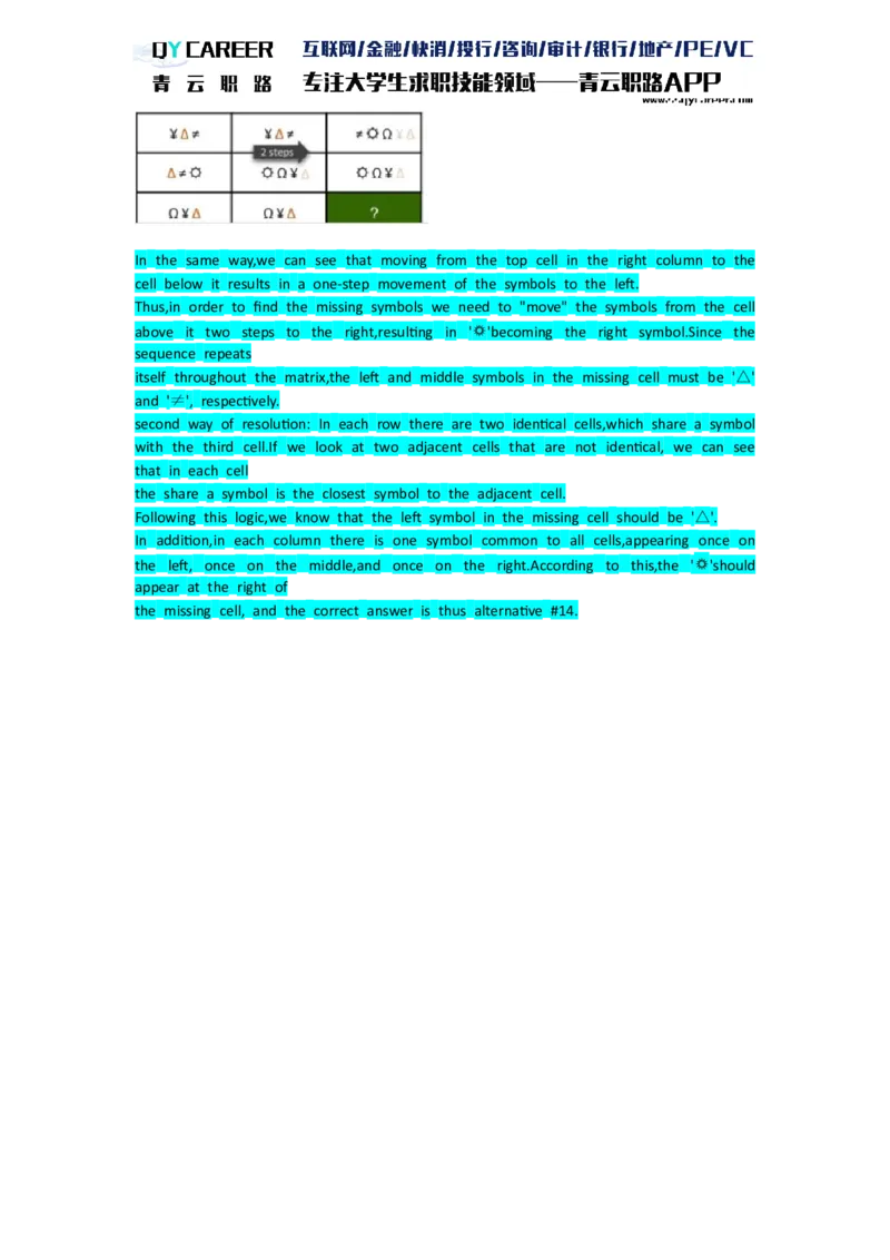 TalentQElementsLogicalTestPractice_2025春招题库汇总_十大行测题库_2023年十大热门题库更新中_05、TalentQ汇总_TalentQ笔试题库英文_03、英文-解析版_Logic文字版