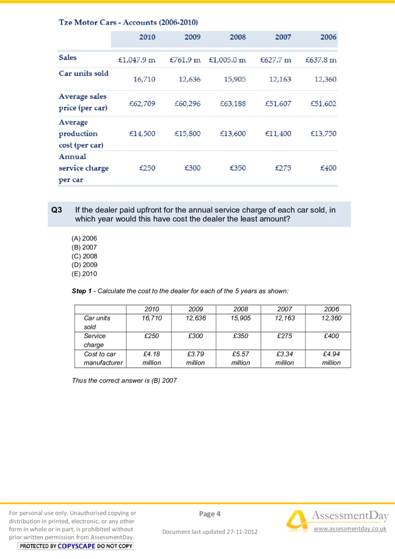 NumericalReasoningTest4-Solutions_2025春招题库汇总_八大题库-1_04八大汇总_信永中和_专业题综合知识-参考_英文题_NumericalReasoningTests