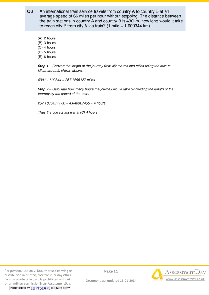 NumericalReasoningTest18-Solutions_2025春招题库汇总_八大题库-1_04八大汇总_信永中和_专业题综合知识-参考_英文题_NumericalReasoningTests