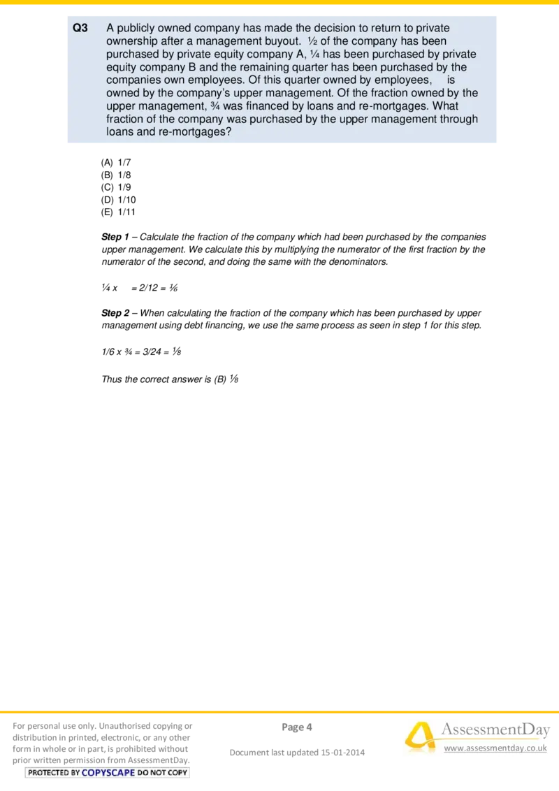 NumericalReasoningTest18-Solutions_2025春招题库汇总_八大题库-1_04八大汇总_信永中和_专业题综合知识-参考_英文题_NumericalReasoningTests