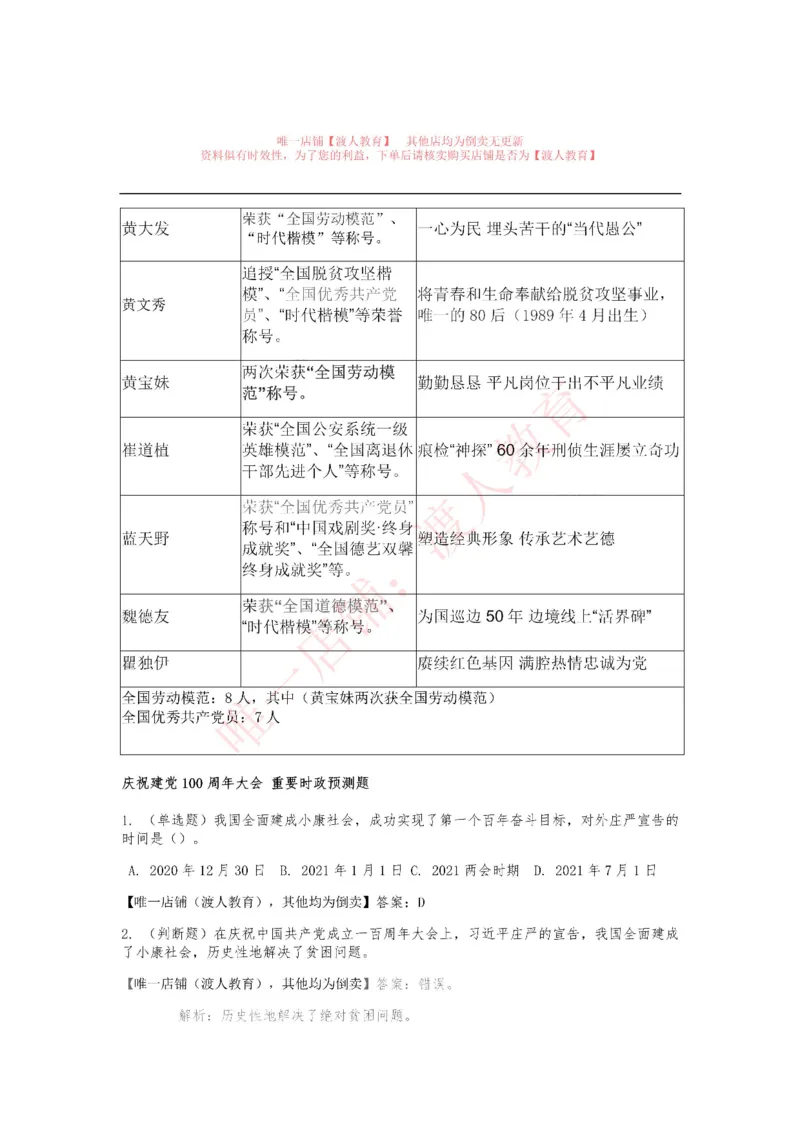 建党100周年大会讲话+七一勋章题库_三桶油_中国石油_中石油笔试(1)_8、时政（全年持续更新）_2023时政全年持续更新_重要会议及文件_建党100周年专题