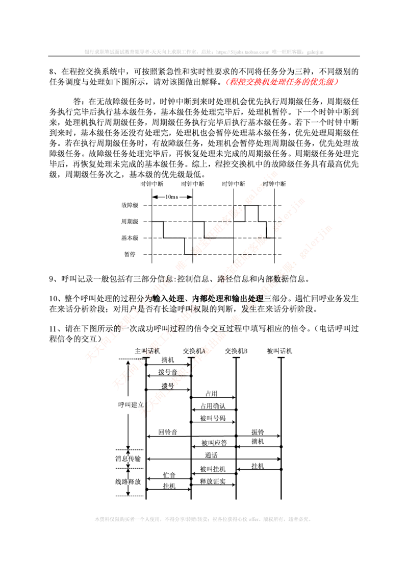 中国铁塔笔试知识点之--（通信类）现代交换复习知识点_2025春招题库汇总_国企题库_中国铁塔_2-中国铁塔完整版知识点笔记（仅需看自己的专业）_2-中国铁塔完整版知识点笔记资料_通信类