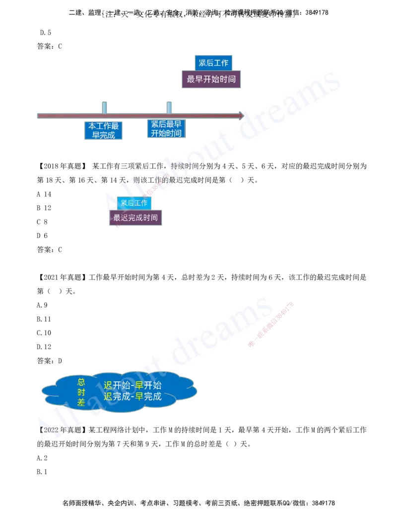 2025-41-第4章-4.3.2-时间参数及其相互关系（二）_2026年一级建造师_2026年一建管理_2025年一建管理SVIP_02-基础精讲✿高端面授✿深度强化_17-管理《教材精讲班》金月SMR推荐