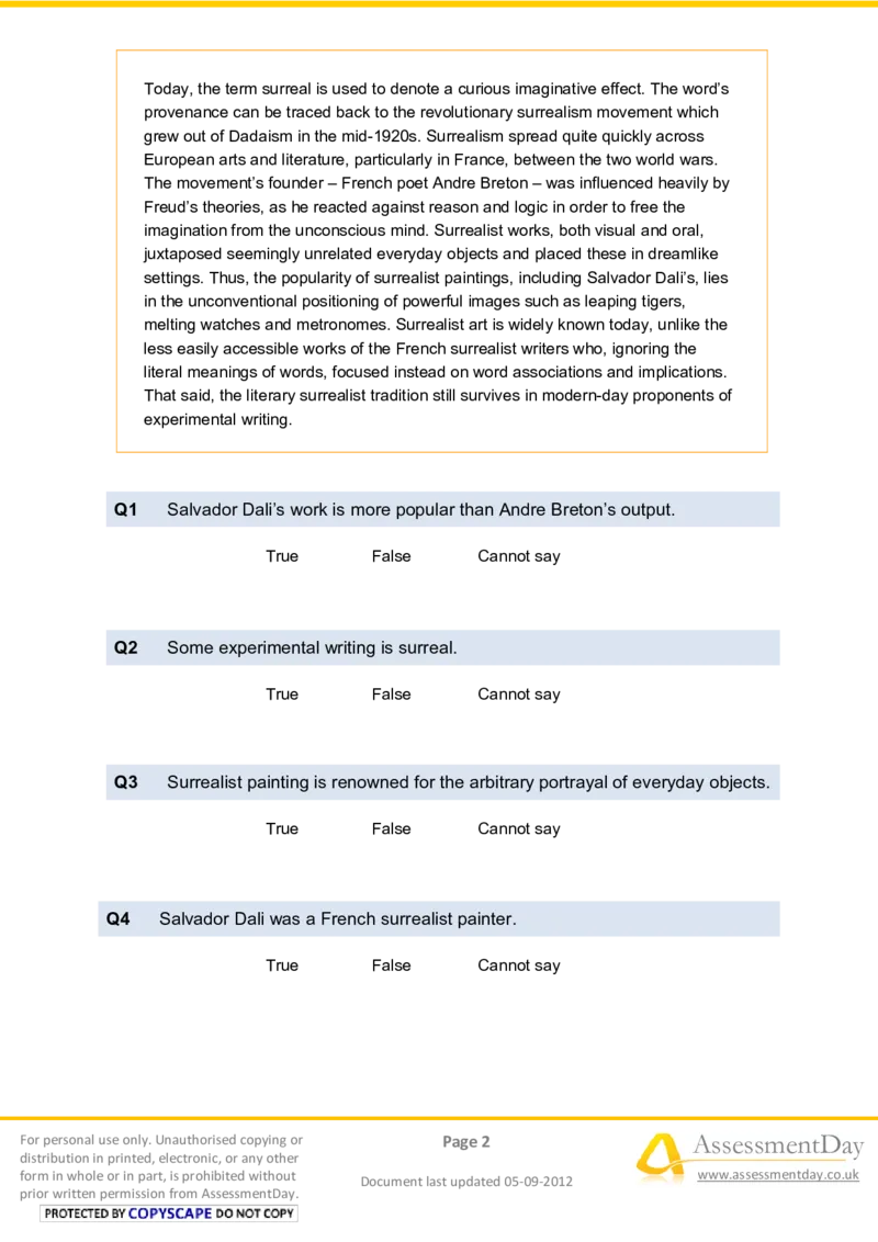 VerbalReasoningTest9-Questions_2025春招题库汇总_八大题库-1_04八大汇总_信永中和_专业题综合知识-参考_英文题_VerbalReasoningTests