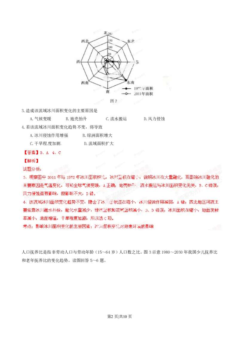 2014年高考地理试卷（福建）（解析卷）_地理历年高考真题_新&middot;PDF版2008-2025&middot;高考地理真题_地理（按省份分类）2008-2025_2012-2024&middot;（福建）地理高考真题