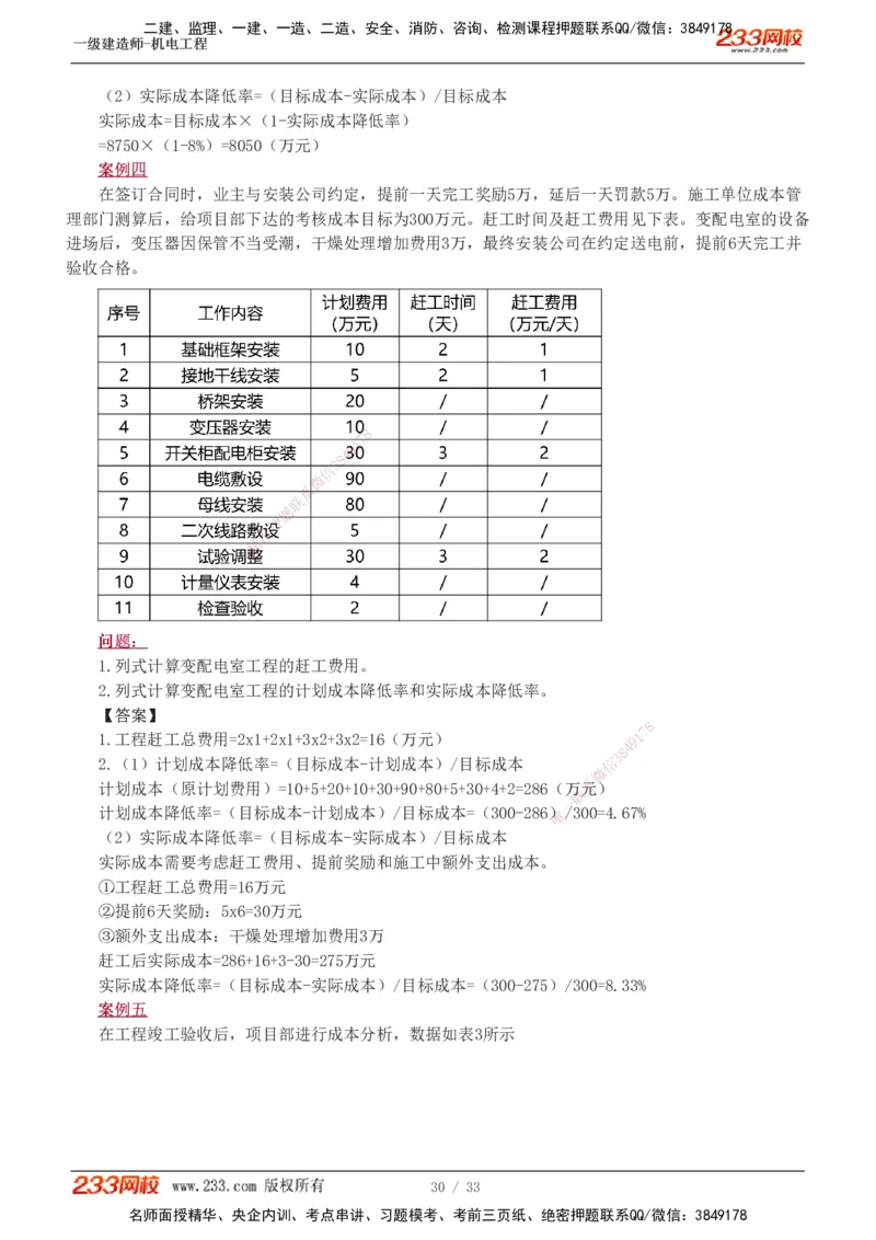 1-9_2026年一级建造师_2026年一建机电_2025年一建机电SVIP_04-冲刺串讲✿考点强化✿小灶集训_10-机电《案例专项班》王克233