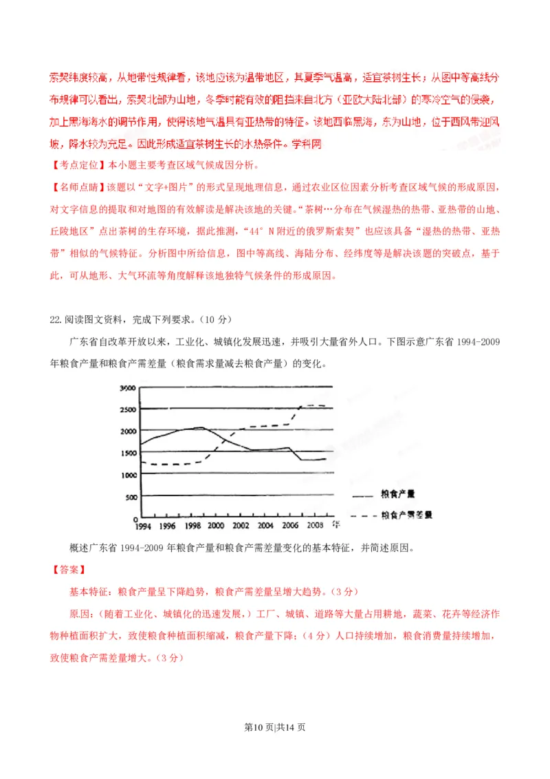 2015年高考地理试卷（海南）（解析卷）_地理历年高考真题_新&middot;PDF版2008-2025&middot;高考地理真题_地理（按试卷类型分类）2008-2025_自主命题卷&middot;地理（2008-2025）_海南自主命题&middot;地理（2008-2024）