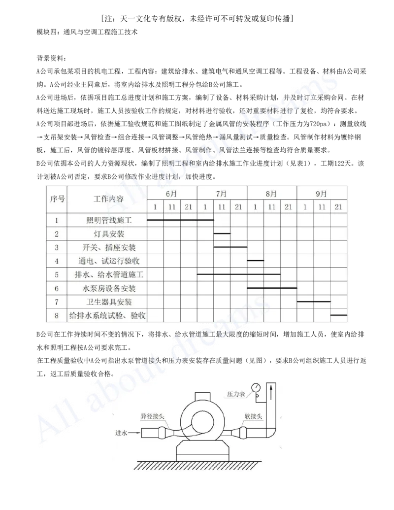 2025-04-模块四-通风与空调工程施工技术_2026年一级建造师_2026年一建机电_2025年一建机电SVIP_04-冲刺串讲✿考点强化✿小灶集训_11-机电《案例专项班》王建波CSW_讲义