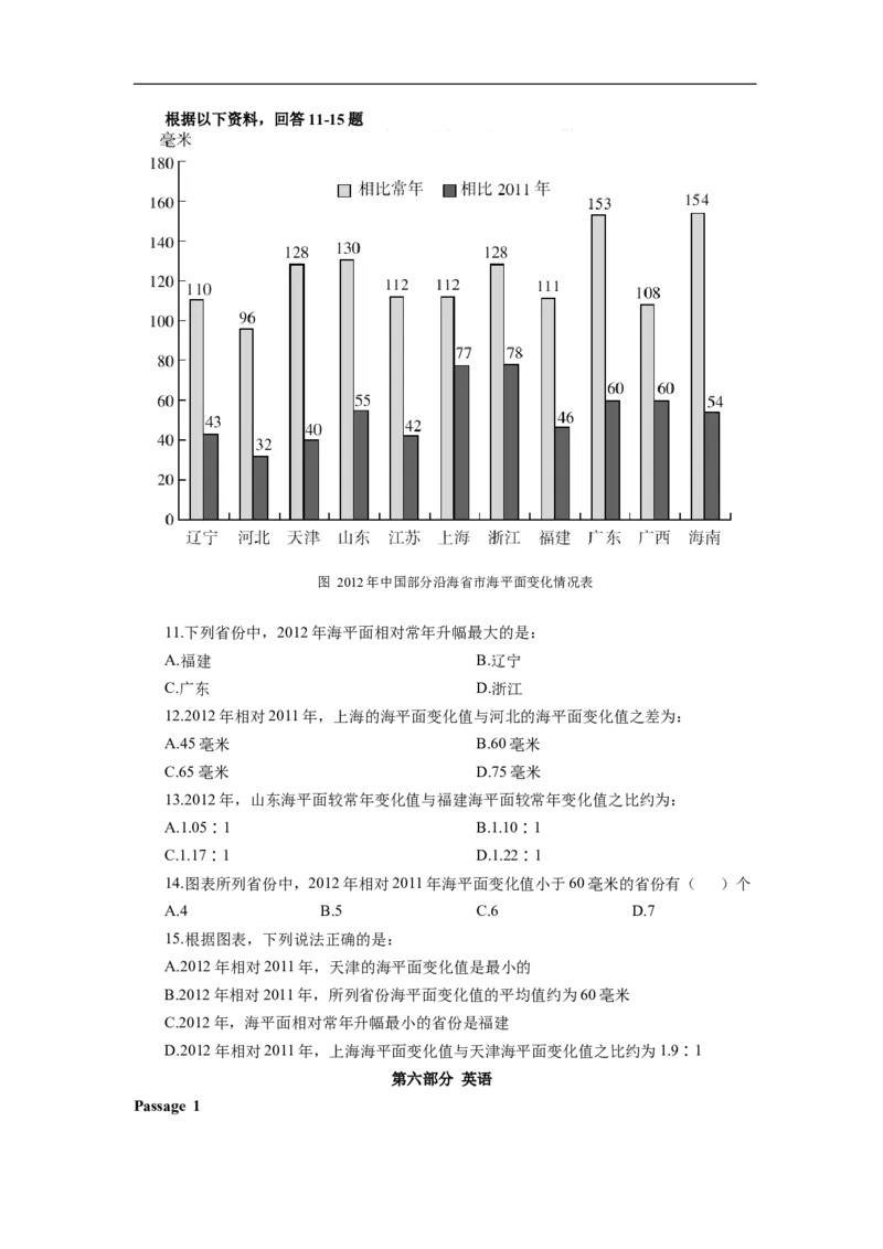 中国海油招聘考试最新全真模拟笔试试题（思维能力卷）和答案解析（五）无答案_三桶油_中海油_2-中海油招聘考试-通用能力_中国海油2021年招聘笔试最新模拟试题