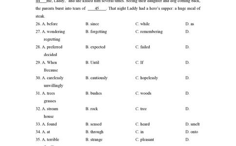 2012年高考英语试卷（陕西）（空白卷）_英语历年高考真题_新&middot;PDF版2008-2025&middot;高考英语真题_英语（按年份分类）2008-2025_2012&middot;高考英语真题