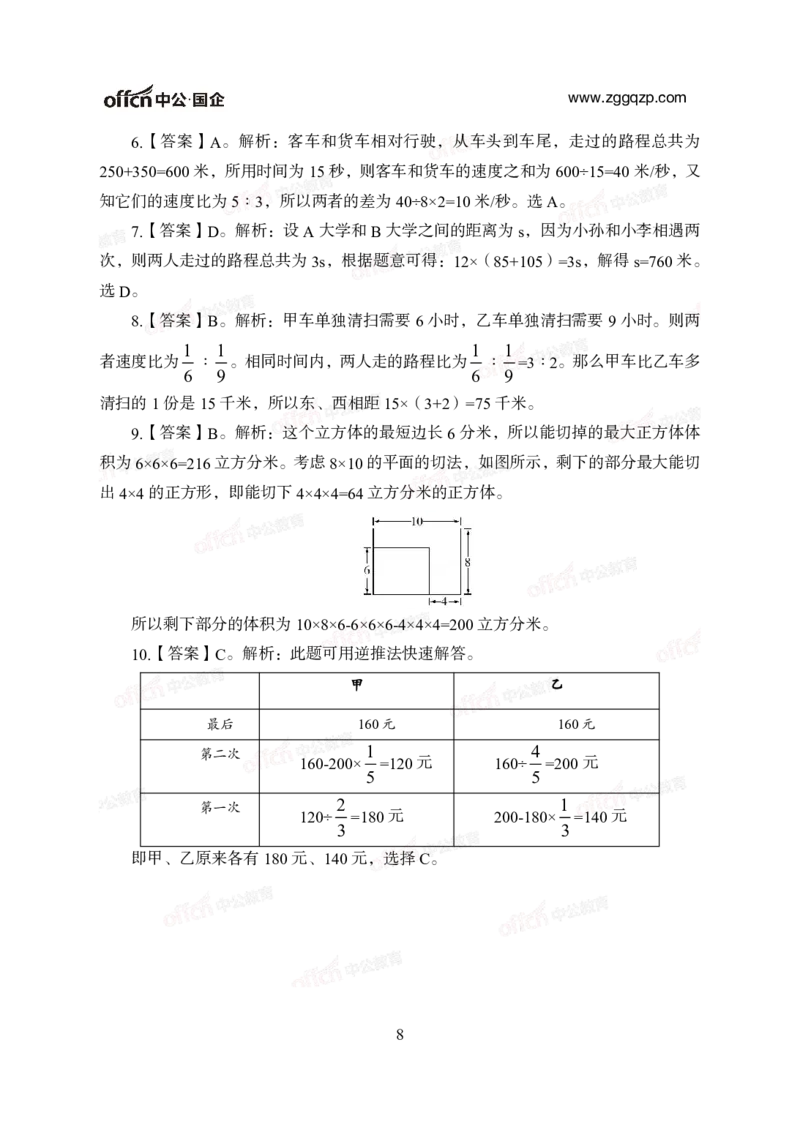 中国石油、石化、海油招聘备考手册-答案_三桶油_中海油_中海油