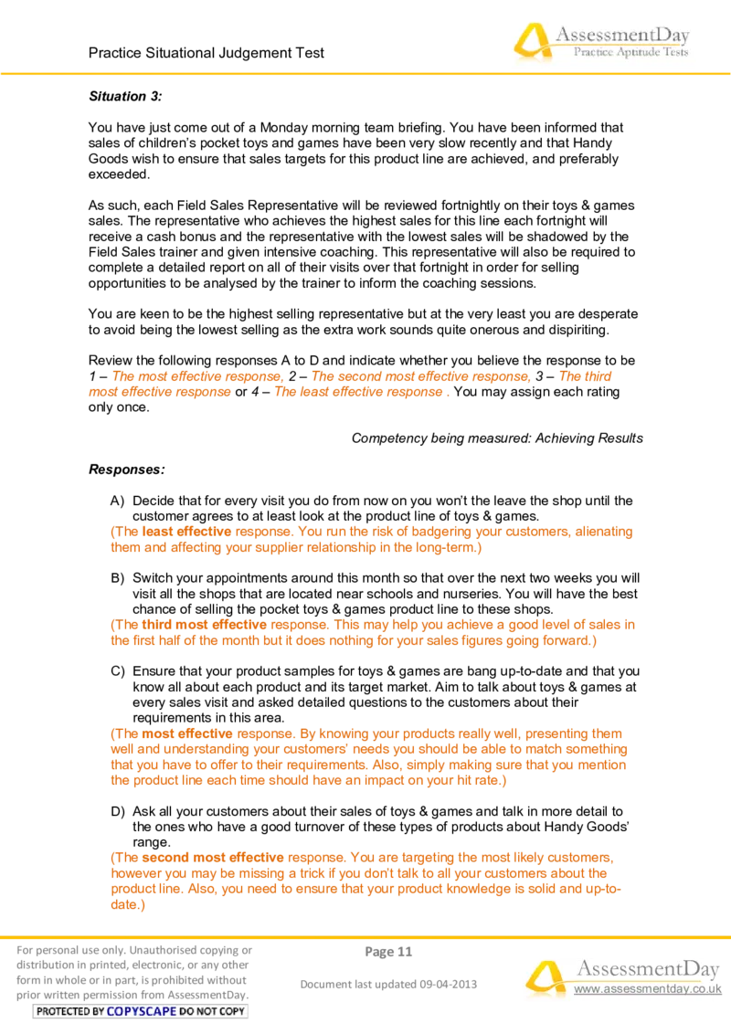 SJT1-Answers_2025春招题库汇总_十大行测题库_2023年十大热门题库更新中_05、TalentQ汇总_TalentQ测试题（适合大多数外资银行以及其他企业）_2选看通用测试题，适用于TalentQ（N多题）