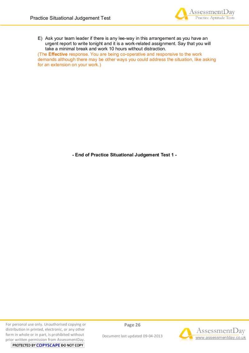 SJT1-Answers_2025春招题库汇总_十大行测题库_2023年十大热门题库更新中_05、TalentQ汇总_TalentQ测试题（适合大多数外资银行以及其他企业）_2选看通用测试题，适用于TalentQ（N多题）