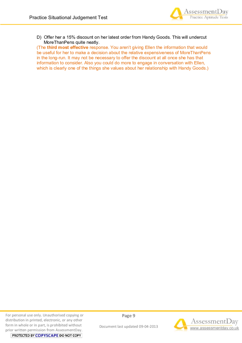 SJT1-Answers_2025春招题库汇总_十大行测题库_2023年十大热门题库更新中_05、TalentQ汇总_TalentQ测试题（适合大多数外资银行以及其他企业）_2选看通用测试题，适用于TalentQ（N多题）