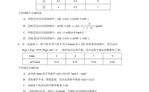 2013年高考化学试卷（四川）（空白卷）_历年高考真题合集_化学历年高考真题_新&middot;PDF版2008-2025&middot;高考化学真题_化学（按试卷类型分类）2008-2025_自主命题卷&middot;化学（2008-2025）(1)