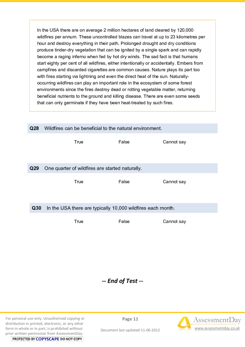 VerbalReasoningTest1-Questions_2025春招题库汇总_八大题库-1_04八大汇总_信永中和_专业题综合知识-参考_英文题_VerbalReasoningTests