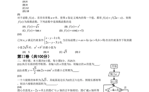 2014年高考数学试卷（文）（山东）（解析卷）_历年高考真题合集_数学历年高考真题_新&middot;PDF版2008-2025&middot;高考数学真题_数学（按试卷类型分类）2008-2025_自主命题卷&middot;数学（2008-2025）