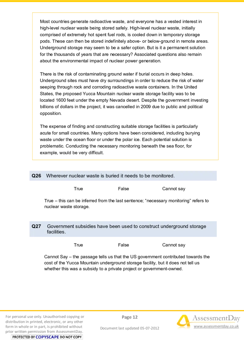 VerbalReasoningTest5-Solutions_2025春招题库汇总_八大题库-1_04八大汇总_信永中和_专业题综合知识-参考_英文题_VerbalReasoningTests