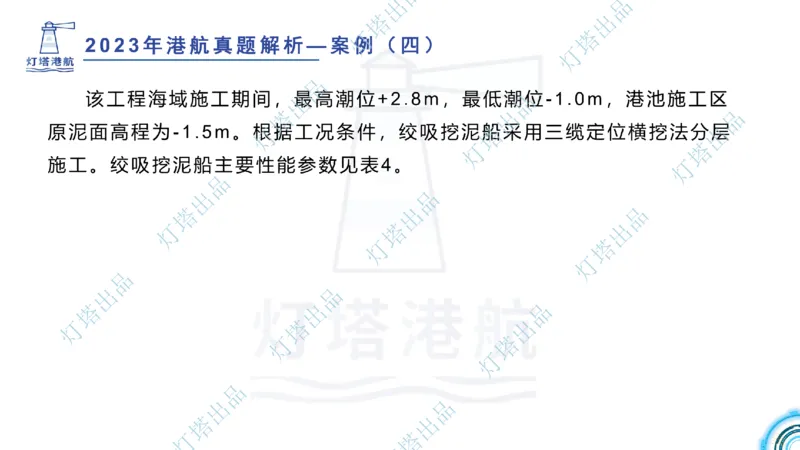 2024年2023年真题案例讲义+答案(1)_2026年一级建造师_2026年一建港航_2025年一建港航SVIP_03-习题精析✿实战特训✿模考通关_07-港航《真题案例班》灯塔SMR