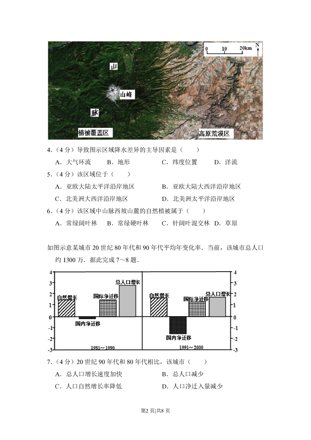 2013年高考地理试卷（新课标Ⅰ）（空白卷）_地理历年高考真题_新&middot;PDF版2008-2025&middot;高考地理真题_地理（按省份分类）2008-2025_2008-2025&middot;（湖北）地理高考真题