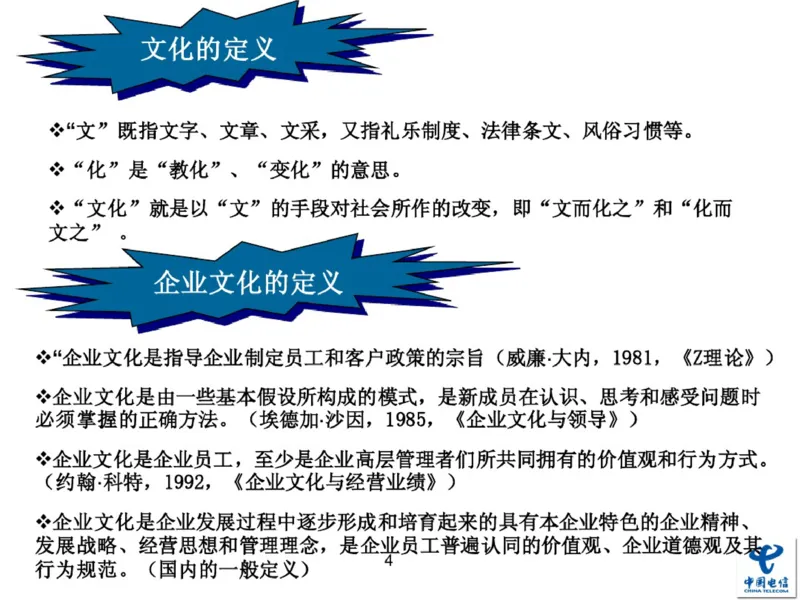 中国电信企业文化概述(内训师培训班)_2025春招题库汇总_通信运营商_04-中国电信_中国电信运营商_2行测重点复习题_企业文化