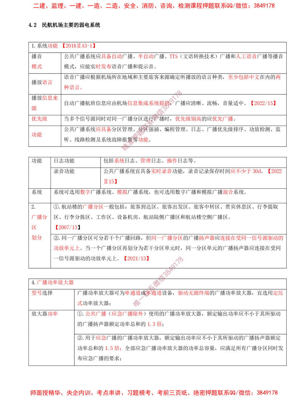 09.09-第4章-民航机场弱电系统工程技术（二）_2026年一级建造师_2026年一建民航_2025年一建民航SVIP_04-冲刺串讲✿考点强化✿小灶集训_01-民航《冲刺串讲班》高永志SMR