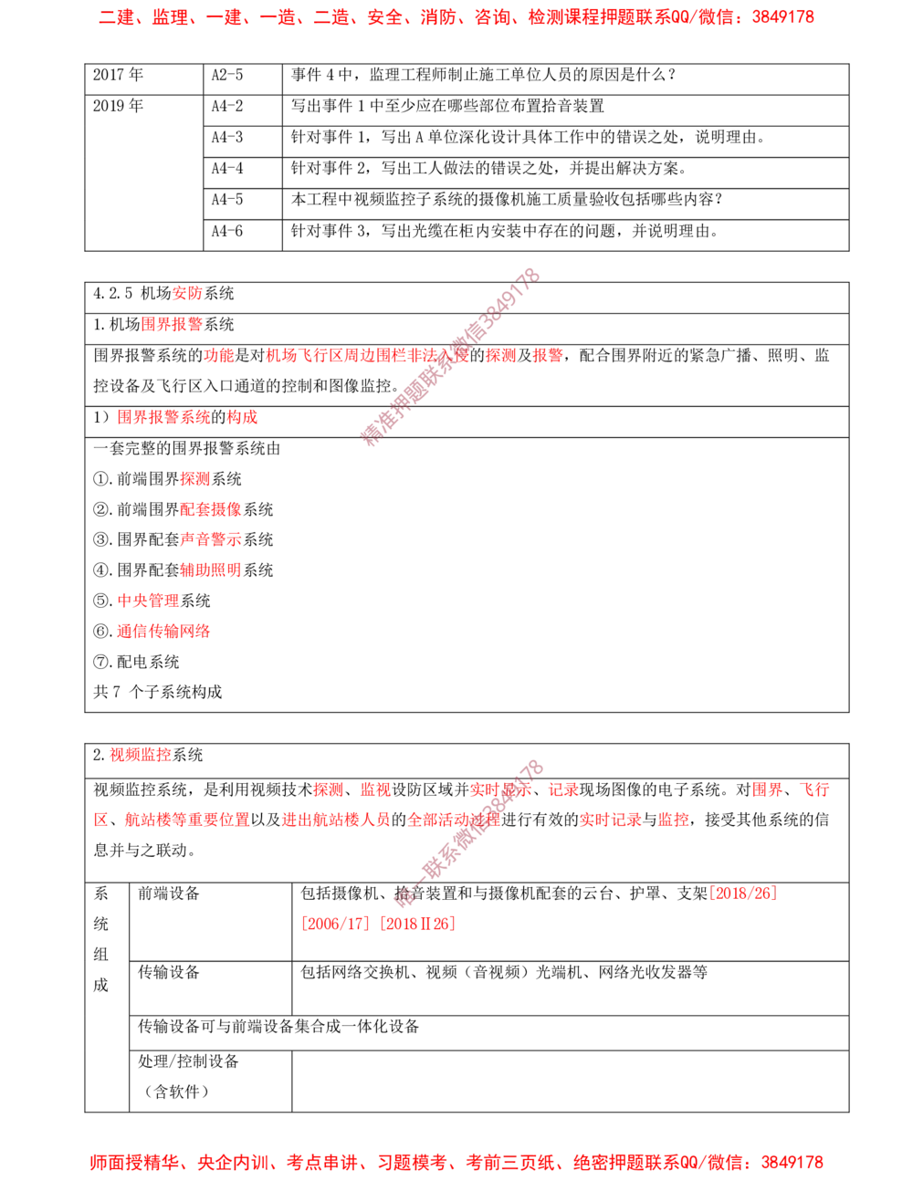09.09-第4章-民航机场弱电系统工程技术（二）_2026年一级建造师_2026年一建民航_2025年一建民航SVIP_04-冲刺串讲✿考点强化✿小灶集训_01-民航《冲刺串讲班》高永志SMR