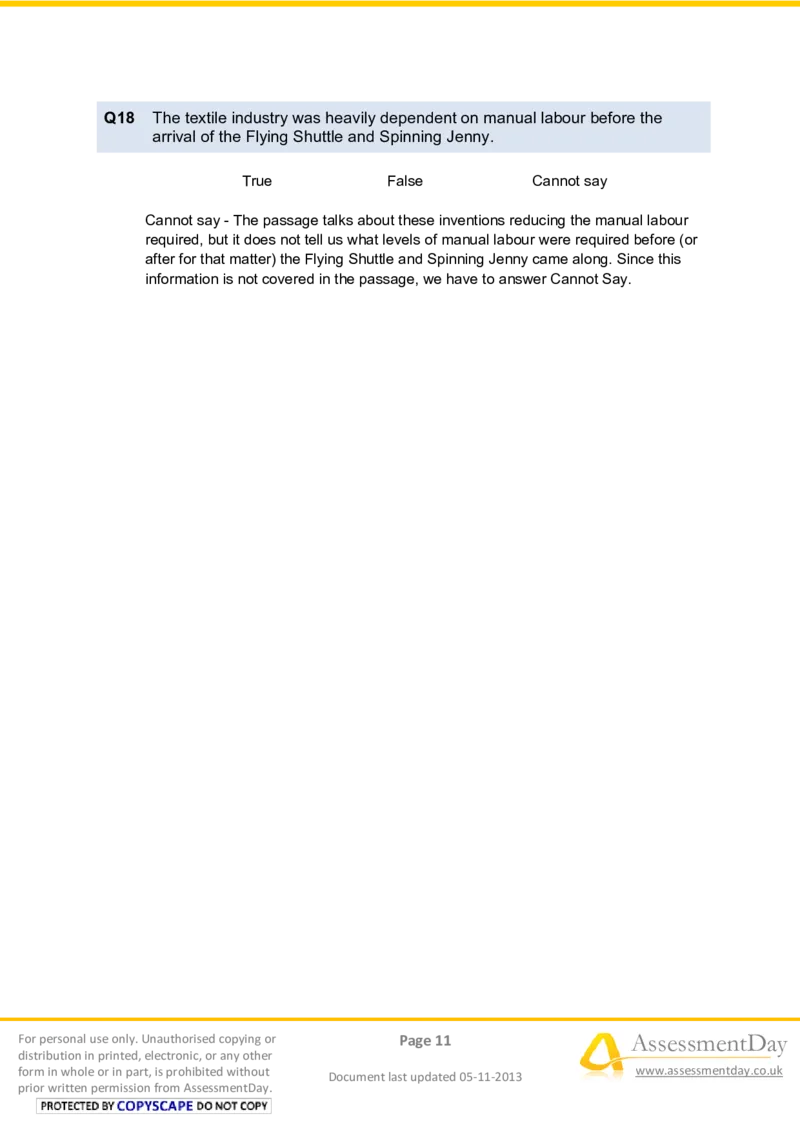 VerbalReasoningTest1-Solutions_2025春招题库汇总_八大题库-1_04八大汇总_信永中和_专业题综合知识-参考_英文题_VerbalReasoningTests