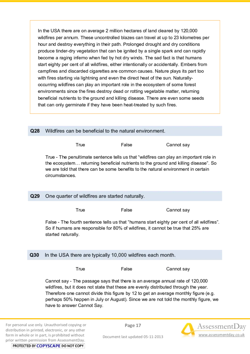 VerbalReasoningTest1-Solutions_2025春招题库汇总_八大题库-1_04八大汇总_信永中和_专业题综合知识-参考_英文题_VerbalReasoningTests
