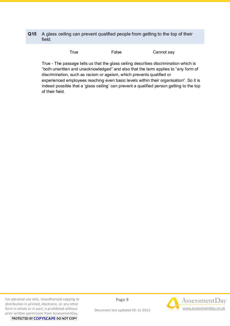 VerbalReasoningTest1-Solutions_2025春招题库汇总_八大题库-1_04八大汇总_信永中和_专业题综合知识-参考_英文题_VerbalReasoningTests