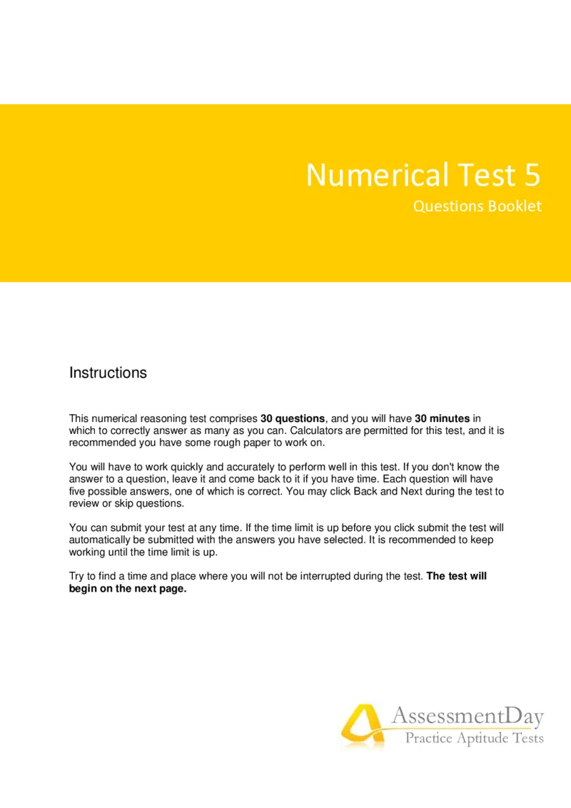 NumericalReasoningTest5-Questions_2025春招题库汇总_十大行测题库_2023年十大热门题库更新中_05、TalentQ汇总_TalentQ笔试题库中文_TalentQ（图文版-参考）_NumericalReasoning
