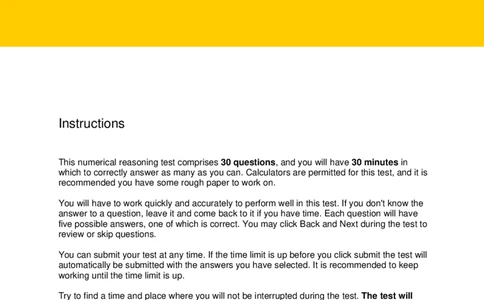 NumericalReasoningTest5-Questions_2025春招题库汇总_十大行测题库_2023年十大热门题库更新中_05、TalentQ汇总_TalentQ笔试题库中文_TalentQ（图文版-参考）_NumericalReasoning